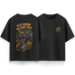 Fly High To The Sky - Black - Oversized  T-Shirt