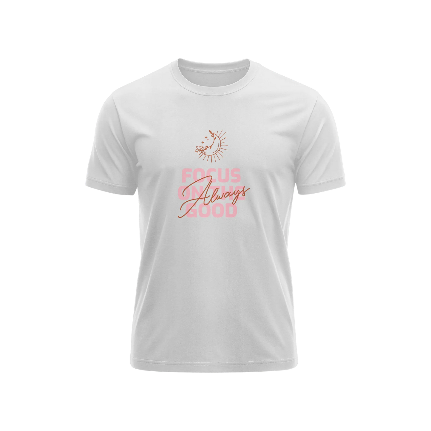 Focus On The Good - White - T-Shirt