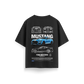 Ford Mustang - Black - Oversized T-Shirt