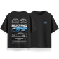 Ford Mustang - Black - Oversized T-Shirt