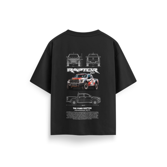 Ford Raptor - Black - Oversized T-Shirt