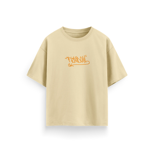 Freedom Streetwear - Beige - Oversized  T-Shirt