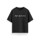 Friends - Black - Oversized - T-Shirt
