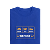 Game Eat Sleep Repeat - Royal Blue - T-Shirt