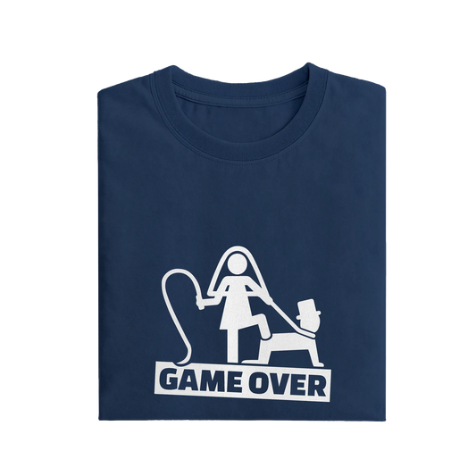 Game Over - Navy Blue - T-Shirt