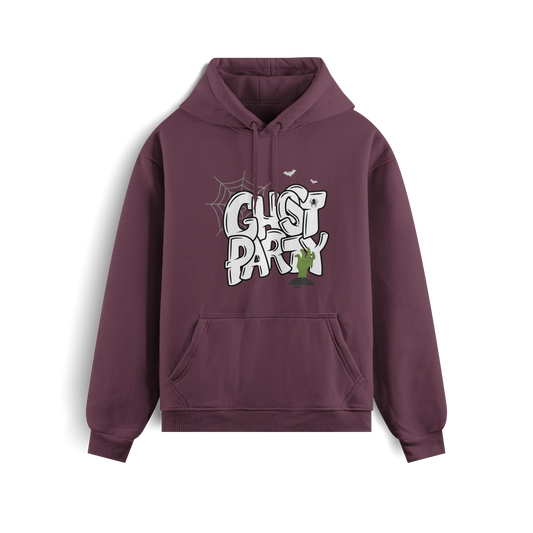 Ghost Party - Maroon - Hoodie