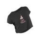 Girl Power - Black - Croptop