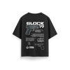 Glock-19 - Black - Oversized T-Shirt
