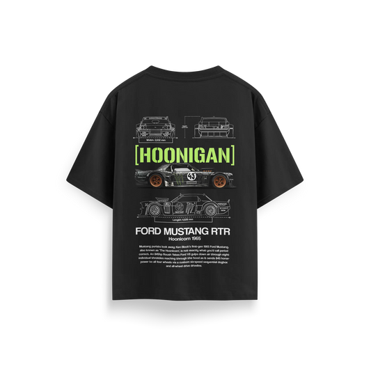 Hoonigan - Black - Oversized T-Shirt
