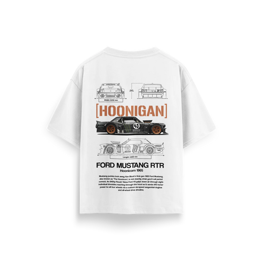 Hoonigan - White - Oversized T-Shirt