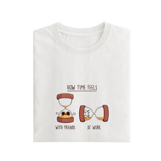 How Time Feels - White - T-Shirt