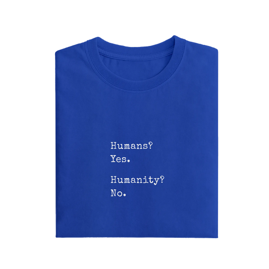 Humans Humanity - Royal Blue - T-Shirt