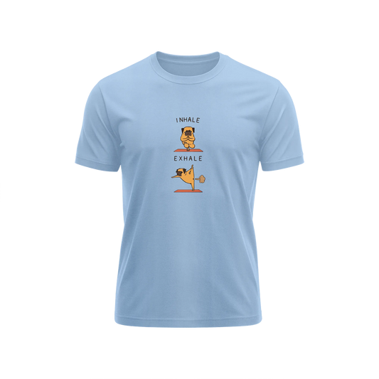 I Nhale E Xhale - Baby Blue - T-Shirt