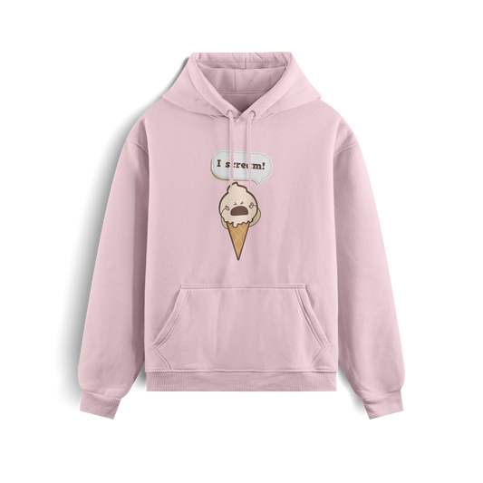 I Scream - Baby Pink - Hoodie