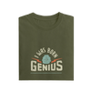 I Was Born Genius - Olive Green - T-Shirt