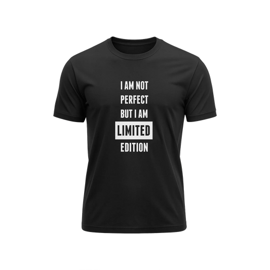 I'm Not Perfect But I'm Limited Edition - Black - T-Shirt