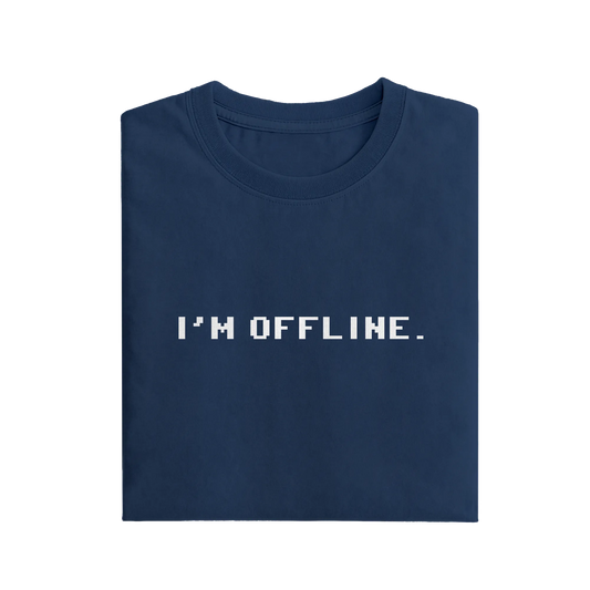 I'm Offline - Navy Blue - T-Shirt