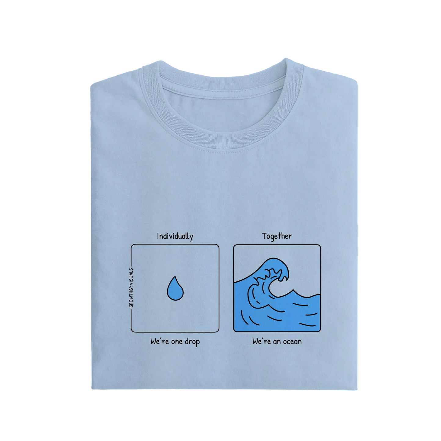 Individually Together - Baby Blue - T-Shirt