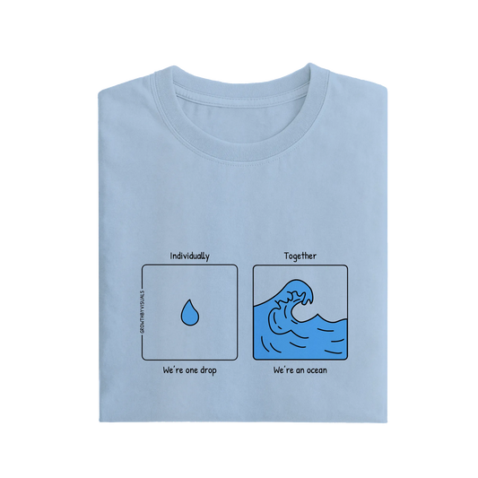 Individually Together - Baby Blue - T-Shirt