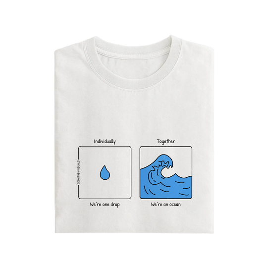 Individually Together - White - T-Shirt