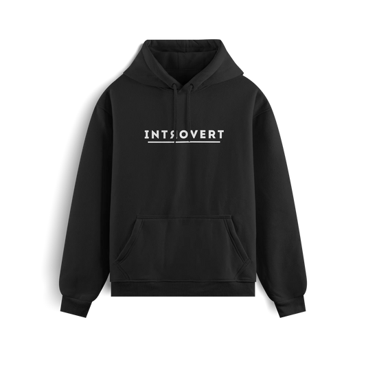Introvert - Black - Hoodie