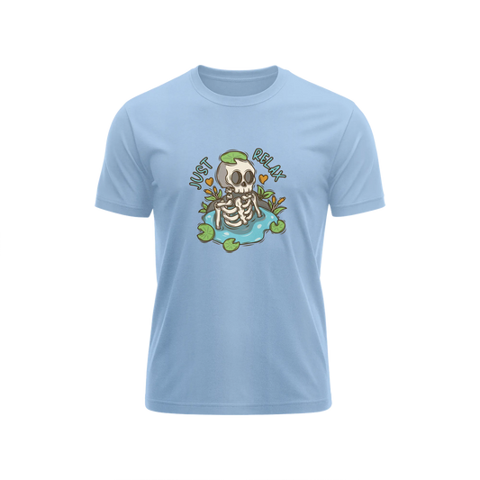Just Relax - Baby Blue - T-Shirt