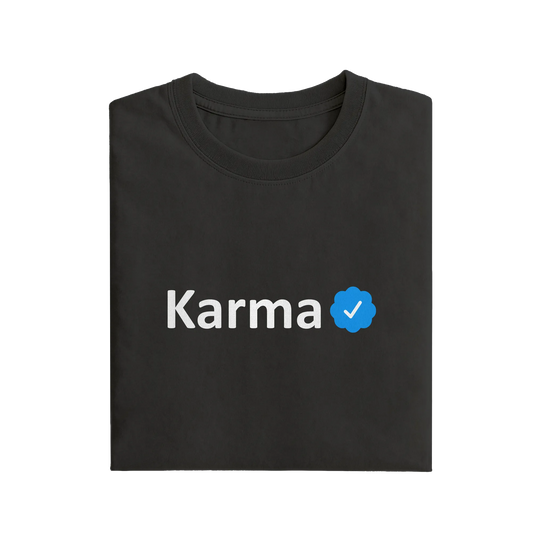 Karma - Black - T-Shirt