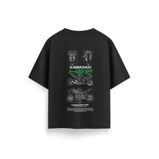 Kawasaki - Black - Oversized T-Shirt