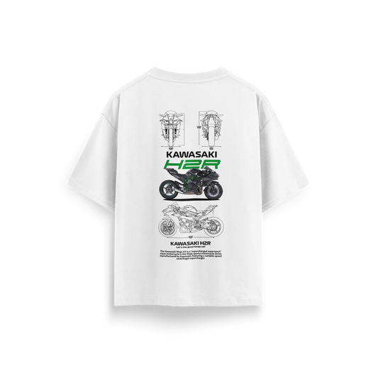 Kawasaki - White - Oversized T-Shirt