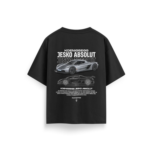 Koenigsegg Jesko Absolut - Black - Oversized T-Shirt