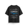 Lamborghini Aventador - Black - Oversized T-Shirt