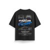 Lamborghini Huracan - Black - Oversized T-Shirt