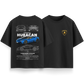 Lamborghini Huracan - Black - Oversized T-Shirt