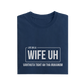 Life Uh La Wife Uh - Navy Blue - T-Shirt
