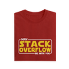 May Stack Overflow Be With You - Red - T-Shirt