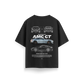 Mercedes Benz-AMG-GT - Black - Oversized T-Shirt