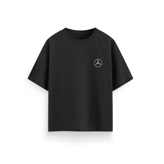 Mercedes Benz - Black - Oversized T-Shirt