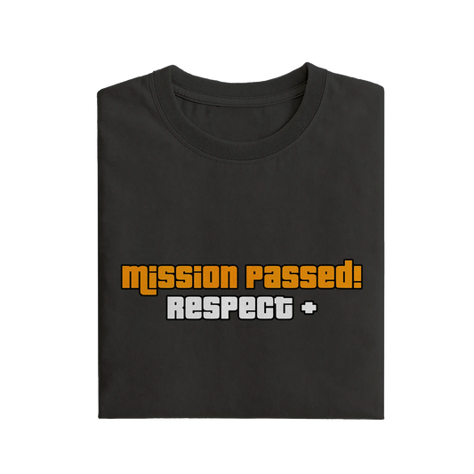 Mission Passed Respect - Black - T-Shirt