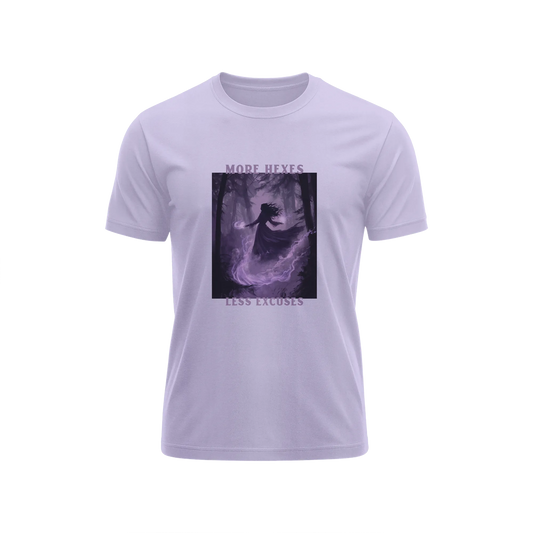 More Hexes Less Excuses - Lavender - T-Shirt