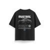 Mustang-GT350 - Black - Oversized T-Shirt
