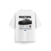 Mustang-GT350 - White - Oversized T-Shirt