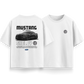 Mustang-GT350 - White - Oversized T-Shirt