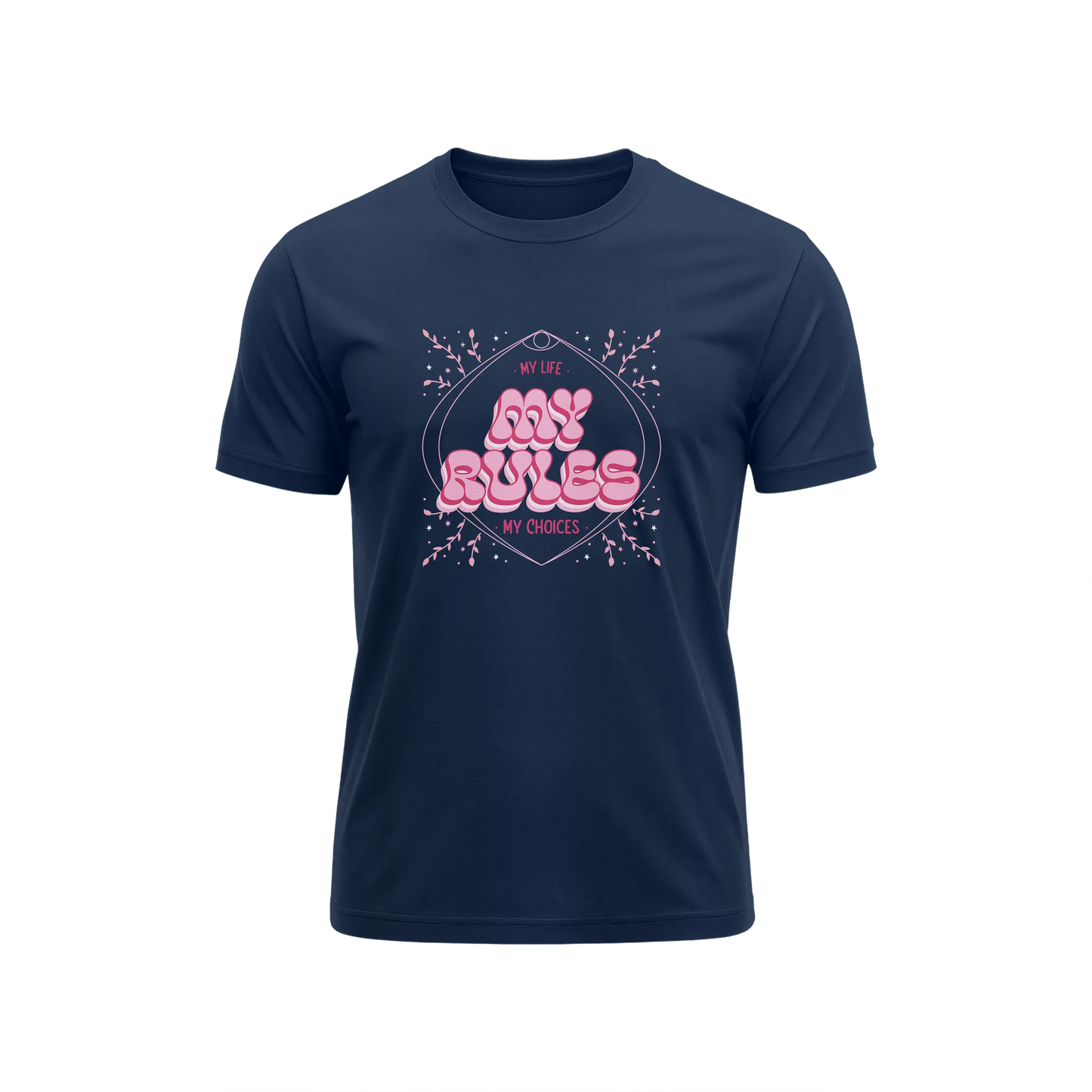 My Life My Rules - Navy Blue - T-Shirt