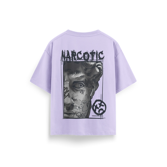Narcotic - Lavender - Oversized - T-Shirt