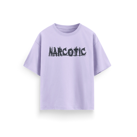 Narcotic - Lavender - Oversized - T-Shirt