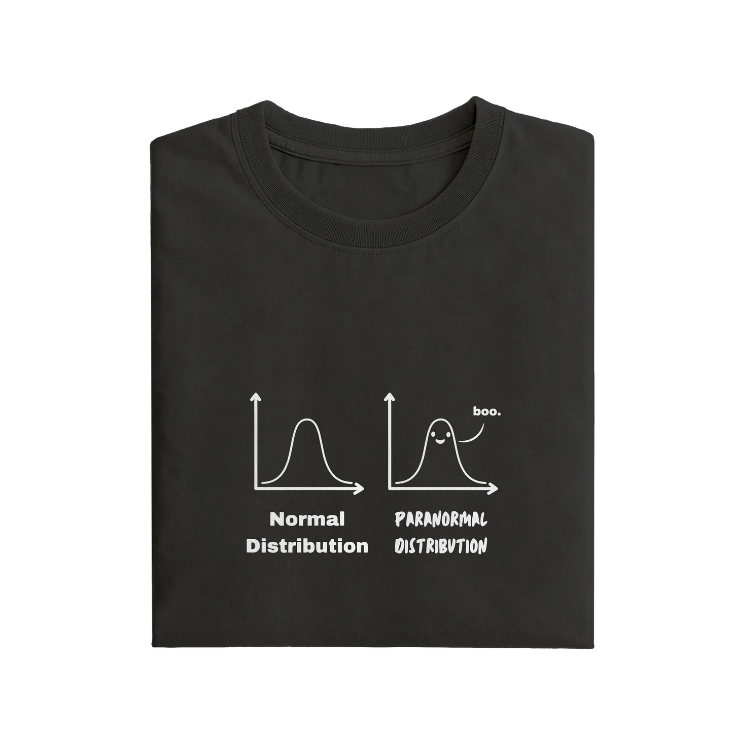 Normal Distribution - Black - T-Shirt