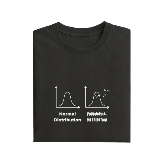 Normal Distribution - Black - T-Shirt