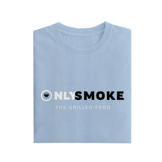 Only Smoke - Baby Blue - T-Shirt