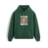 People Think 2 Much - Green - Hoodie