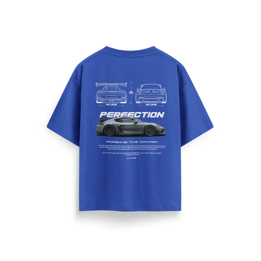 Perfection - Royal Blue - Oversized T-Shirt